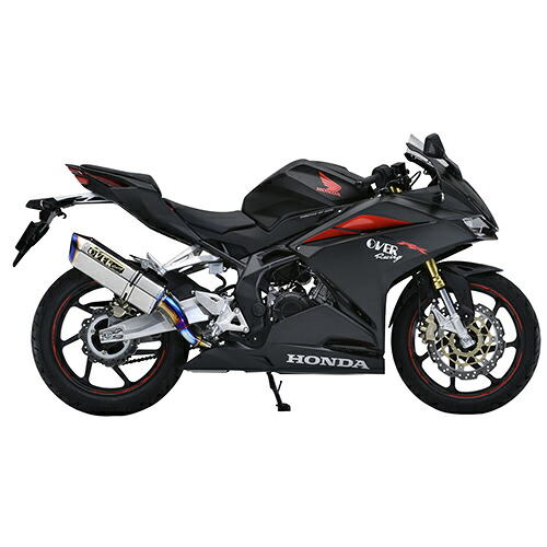 OVER Racing(オーヴァーレーシング) TT-Formula RS フルチタン S/O CBR250RR 17-02-11 バイク スリップオンマフラー・サイレンサー