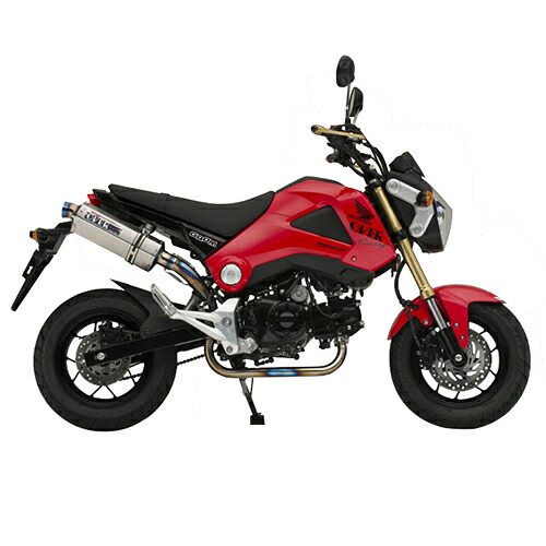 OVER Racing(オーヴァーレーシング) TT-Formula フルチタン UPタイプ GROM 13-15 16-22-03 バイク フルエキゾーストマフラー