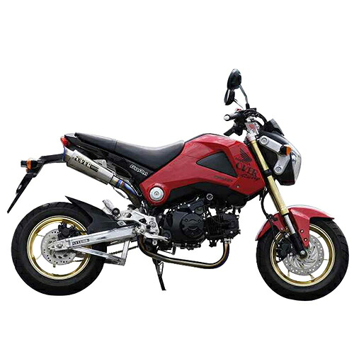 OVER Racing(オーヴァーレーシング) GPパフォーマンス チタン/UP RS-R GROM 13-15 13-22-22R バイク フルエキゾーストマフラー