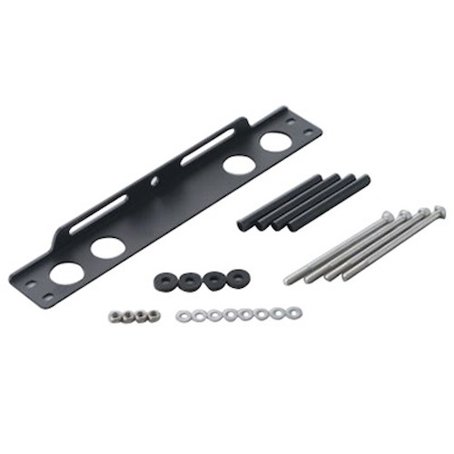 ACTIVE 汎用ステーセット ストレート 4.5-7R BLK 14050005B バイク オイルクーラーパーツ