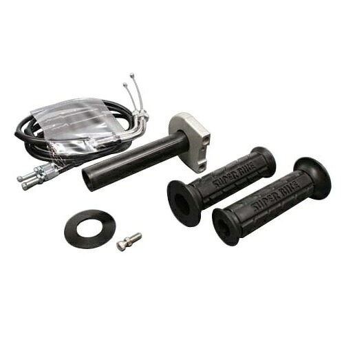 ACTIVE 車種別スロットルキット TYPE-3 巻取φ44/ステン金具 ブラック GSX-R600(06-07) 1067303SU バイク