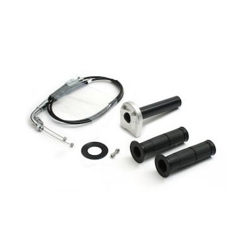 ACTIVE 車種別スロットルキット TYPE-3 巻取φ44/メッキ金具 シルバー MT-07/ABS(14-17) 1063705 バイク
