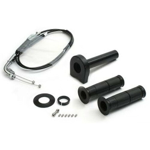 ACTIVE 車種別スロットルキット TYPE-2 巻取φ40/メッキ金具 ブラック DAYTONA 675(06-09) 1069447 バイク