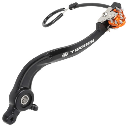 ZETA(ジータ) トリガーブレーキペダル ORANGE KTM 125-500SX/SX-F/EXC-F/XC-F/XC-W F6907 バイク