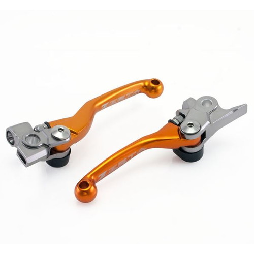 ZETA(ジータ) ピボットレバーセット FP 3フィンガー オレンジ KTM 125-500EXC/EXC-F/SX/SX-F/XC/XC-W/450RALLY/450SMR F5096 バイク