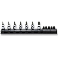 ko-ken Z-EAL 1/4”(6.35mm)SQ. トルクスソケットソケットレールセット 7ヶ組 RS2025Z/7-L28 ハンドツール用ソケット・ビット