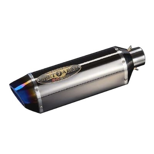 BEET(ビート) R-Evo TypeII 汎用 MBサイレンサー 400(L) 1005-400-M1 バイク スリップオンマフラー・サイレンサー｜パーツダイレクト店 55,563円