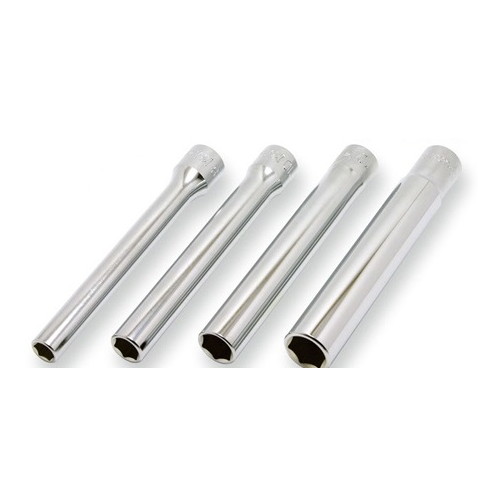ko-ken 3/8”(9.5mm)SQ. 12角エクストラディープソケットセット 全長120mm 4ヶ組 3305M/4-L120 ハンドツール用ソケット・ビット