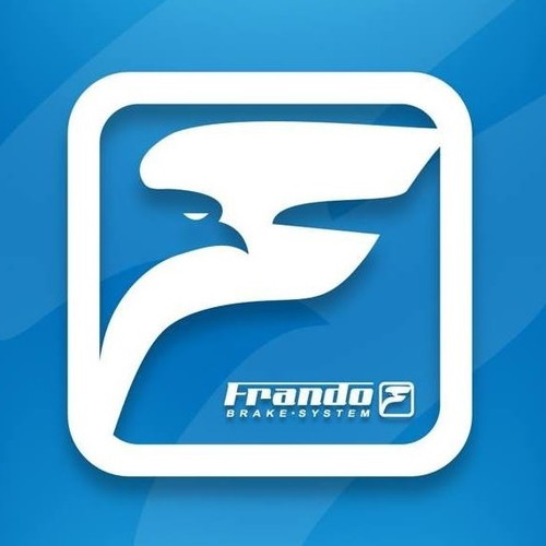 Frando HF-7 ビッグ・4ポット・ラジアルマウント・ブレーキキャリパー チタン 右用 バイク