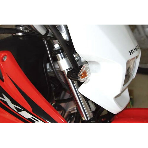 SP武川(SPタケガワ) ストリームラインウィンカキットブラック フロント XR100 MOTARD 09-03-0932 バイク ウインカー