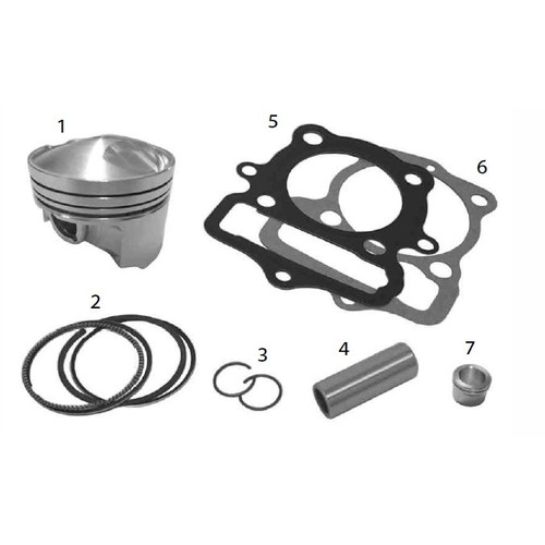 SP武川(SPタケガワ) PISTON KITφ53 Ape100/CRF100F/NSF100(SUPER HEAD+R) 01-02-0166 バイク ピストン