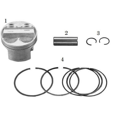 SP武川(SPタケガワ) DOHC PISTON KIT 88cc モンキー・ゴリラ FNo.Z50J-1600008- 01-02-6010 バイク ピストン