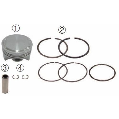SP武川(SPタケガワ) PISTON KIT モンキーFI R-Stage Bore&strokeUp106cc 01-02-0172 バイク シリンダー｜パーツダイレクト店 20,790円