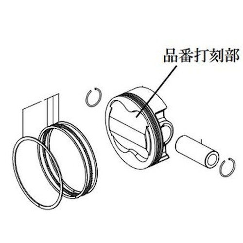 SP武川(SPタケガワ) PISTON KIT (100cc) (SuperHead 4-Valve +R) 01-02-8259 バイク ピストン