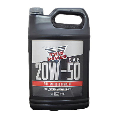 TWIN POWER 019793 SYNTHETIC MTPオイル 20W-50 1ガロン 539014 バイク 4サイクルエンジンオイル