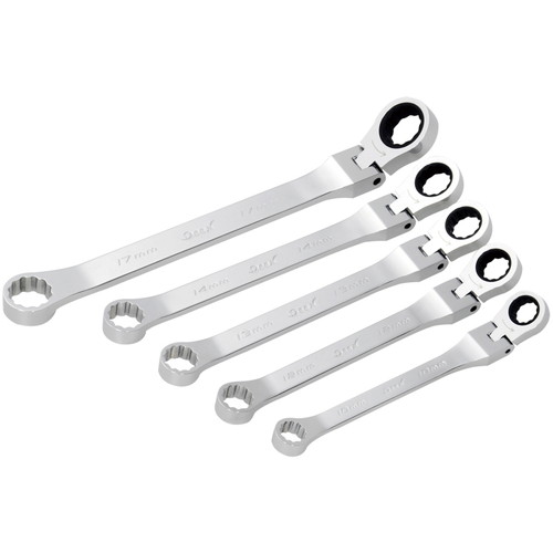 DEEN(ディーン) DEEN 新型ラチェットメガネレンチ 5PC SET DNM05FGWSET ギアレンチ・ラチェットレンチ
