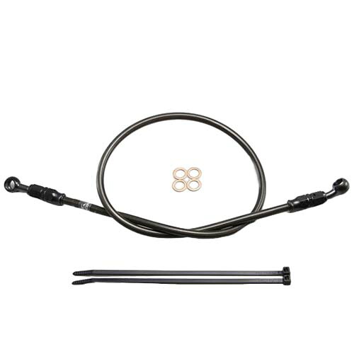 HURRICANE SURE SYSTEM LINE ブラック HB7M075SB バイク ブレーキホース｜パーツダイレクト店