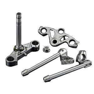AGRAS トップ&ステム&ハンドルセット レース オフセット CBR250R 321-175-012 バイク ハンドルバー