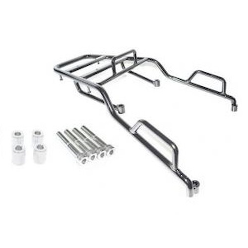 KN企画 グラブバー付 大型リアキャリア シルバーカラー付 NXC125-209-SV バイク