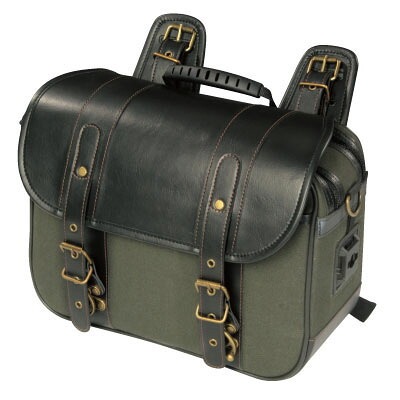 ROUGH&ROAD RA1026 HBシングルサドルバッグM コットンカーキ RA1026KK バイク サイドバッグ