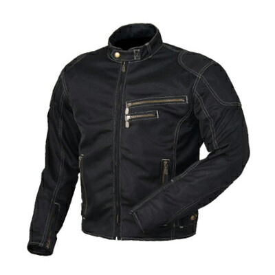 ROUGH&ROAD(ラフ&ロード) RR7313 ライディングZIPメッシュジャケット ブラック BLL RR7313BKB4 バイク