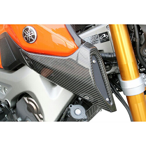SPEEDRA エアダクトカバー 左右セット ドライカーボン 平織り/艶あり CY00106PG バイク 外装パーツ