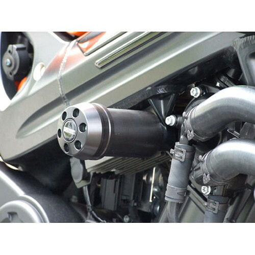 P&A International(ﾊﾟｲﾂﾏｲﾔｰｶﾝﾊﾟﾆｰ) ダンパー機能付き クラッシュパッド X-Pad BMW用 ブラック 41BM04KS バイク 外装 スライダー・ガード