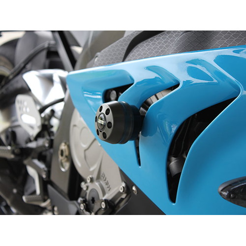 P&A International(パイツマイヤーカンパニー) ダンパー機能付き クラッシュパッド X-Pad BMW用 ブラック 41BM07KS バイク 外装 スライダー・ガード|パーツダイレクト店