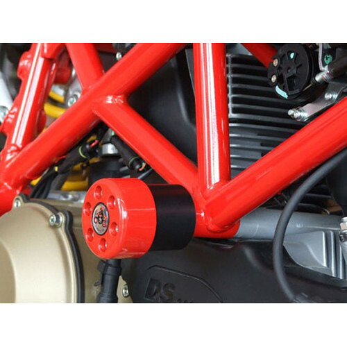 P&A International(ﾊﾟｲﾂﾏｲﾔｰｶﾝﾊﾟﾆｰ) ダンパー機能付き クラッシュパッド X-Pad DUCATI用 ブラック 41DU07KS バイク 外装 スライダー・ガード｜パーツダイレクト店