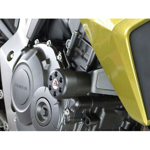 P&A International(ﾊﾟｲﾂﾏｲﾔｰｶﾝﾊﾟﾆｰ) ダンパー機能付き クラッシュパッド X-Pad HONDA用 ブラック 41HO27KS バイク 外装 スライダー・ガード