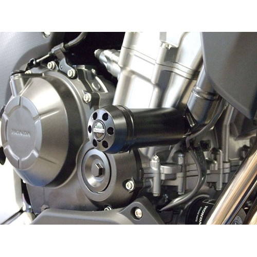 P&A International(ﾊﾟｲﾂﾏｲﾔｰｶﾝﾊﾟﾆｰ) ダンパー機能付き クラッシュパッド X-Pad HONDA用 ブラック 41HO41KS バイク 外装 スライダー・ガード