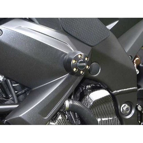 P&A International(パイツマイヤーカンパニー) ダンパー機能付き クラッシュパッド X-Pad KAWASAKI用 ブラック 41KA18KS バイク 外装 スライダー・ガード