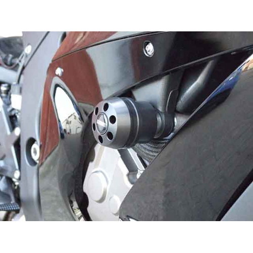 P&A International(ﾊﾟｲﾂﾏｲﾔｰｶﾝﾊﾟﾆｰ) ダンパー機能付き クラッシュパッド X-Pad KAWASAKI用 ブラック 41KA23KS バイク 外装 スライダー・ガード