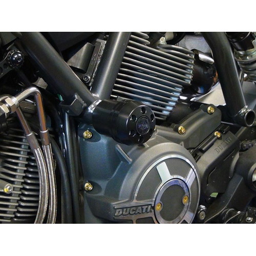 P&A International(パイツマイヤーカンパニー) ダンパー機能付き クラッシュパッド X-Pad KAWASAKI用 ブラック 41KA29KS バイク 外装 スライダー・ガード|パーツダイレクト店