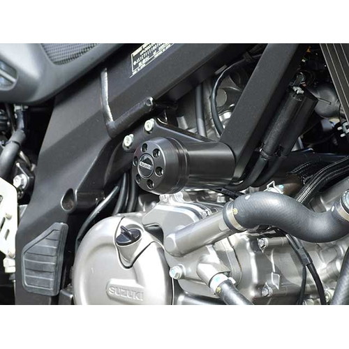 P&A International(ﾊﾟｲﾂﾏｲﾔｰｶﾝﾊﾟﾆｰ) ダンパー機能付き クラッシュパッド X-Pad SUZUKI用 ブラック 41SU32KS バイク 外装 スライダー・ガード｜パーツダイレクト店
