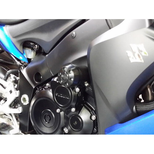 P&A International(ﾊﾟｲﾂﾏｲﾔｰｶﾝﾊﾟﾆｰ) ダンパー機能付き クラッシュパッド X-Pad SUZUKI用 ブラック 41SU36KS バイク 外装 スライダー・ガード｜パーツダイレクト店