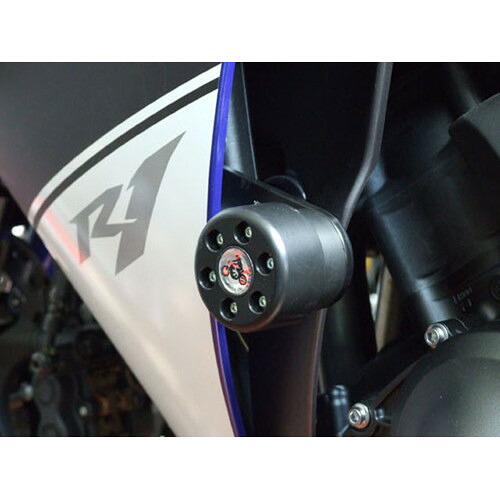 P&A International(ﾊﾟｲﾂﾏｲﾔｰｶﾝﾊﾟﾆｰ) ダンパー機能付き クラッシュパッド X-Pad YAMAHA用 ブラック 41YA32KS バイク 外装 スライダー・ガード