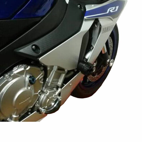 P&A International(パイツマイヤーカンパニー) ダンパー機能付き クラッシュパッド X-Pad YAMAHA用 ブラック 41YA37KS バイク 外装 スライダー・ガード|パーツダイレクト店