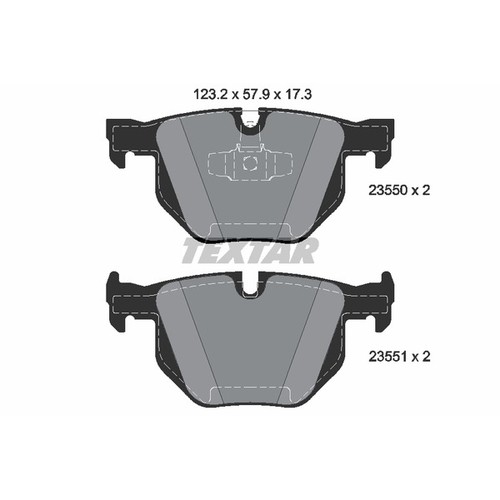 Textar(テキスター) 2355081 ブレーキパッド 自動車｜パーツダイレクト店