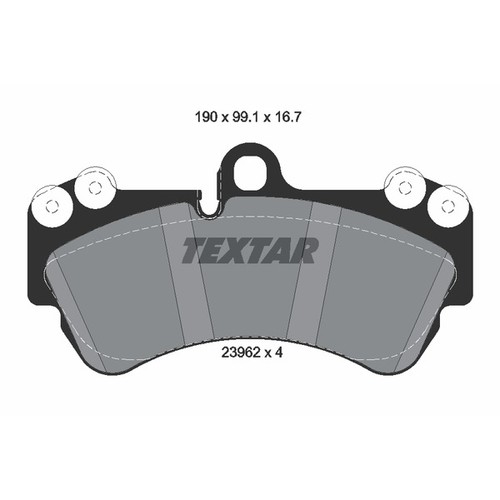 Textar(テキスター) 2369281 ブレーキパッド 自動車｜パーツダイレクト店