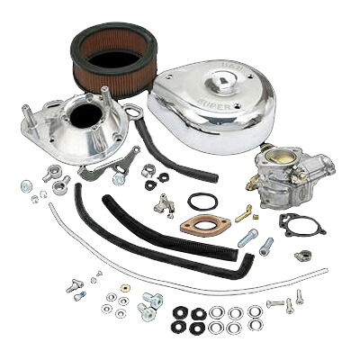 S&S CYCLE 023904 Eキャブキット マニホールド無し 91-03y XL 11-0443 バイク キャブレター