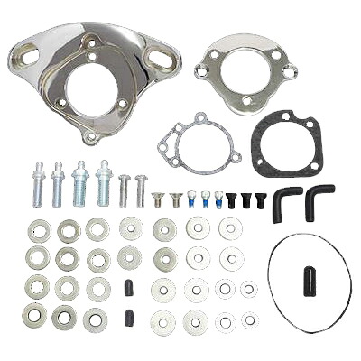 S&S CYCLE(エスアンドエスサイクル) 023847 ブラケットキット 2.19 シングルVFI 84-17y BT 106-4977 バイク エアクリーナー・ボックス｜パーツダイレクト店
