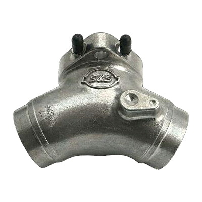S&S CYCLE 023969 Gキャブ用 マニホールド #417 V124 4-1/8ボア 16-2596 バイク インテークマニホールド 19,165円