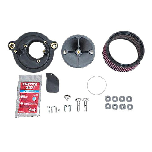 S&S CYCLE 020333 ステルスエアクリーナーキット 17y- M8 170-0354C バイク エアフィルター・エアエレメント|パーツダイレクト店