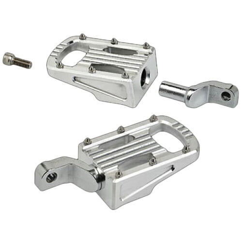 Biltwell(ビルトウェル) 025664 パニッシャーステップフットペグ ポリッシュ 7005-303-02 バイク