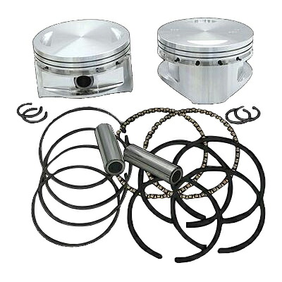 S&S CYCLE(エスアンドエスサイクル) 024996 4 鍛造ピストンキット +.030 V113 84-99y BT 92-1413 バイク