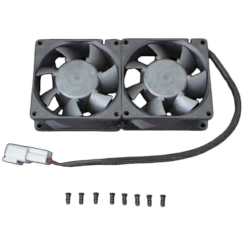 ULTRA COOL 020257 デュアルファン オイルクーラー用ファンユニット Bタイプ RF-126BK バイク オイルクーラーパーツ|パーツダイレクト店