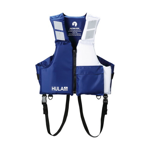 キャプテンスタッグ HULA ライフジャケット TypeD ネイビー/ホワイト L US-3003 アウトドア用品 アウトドアウェア・シューズ