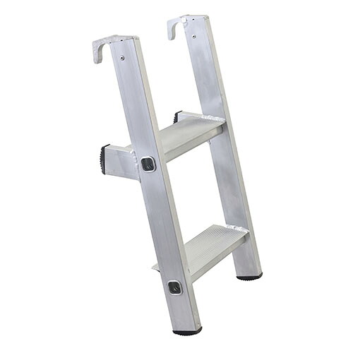 PA-MAN(パーマン) アオリ ハシゴ 2段 耐荷重 150kg 荷台 昇降 365×62×685mm トラック