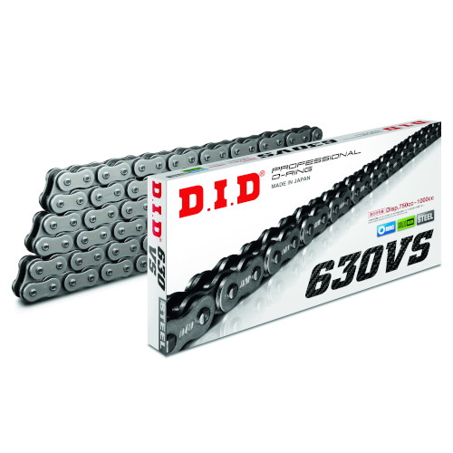 DID(大同工業) Vシリーズチェーン 630VS-92L FJ(軽圧入クリップ) スチール DID630VS-92FJ バイク|パーツダイレクト店